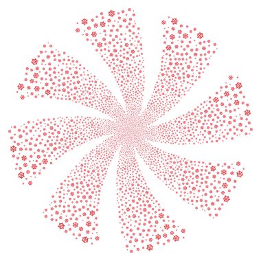 Tekne direksiyon havai fişek girdap çiçek