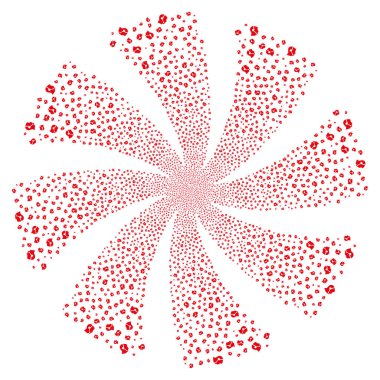 Çağrı Merkezi operatörü havai fişek girdap çiçek