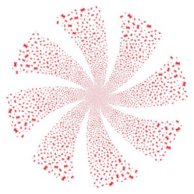 Araba havai fişek girdap döndürme