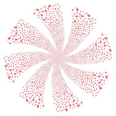 Bakım Ödülü havai fişek girdap çiçek