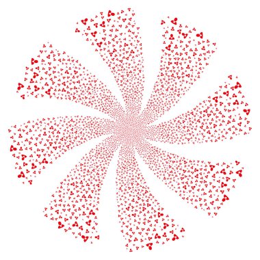 İstemci havai fişek girdap döndürme