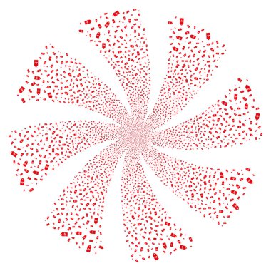 Etiket havai fişek girdap çiçek indirim