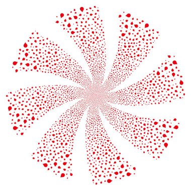 Fireworks girdap çiçek damla