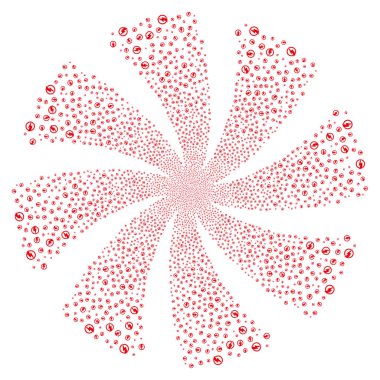 Elektrik havai fişek girdap döndürme