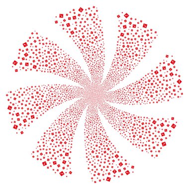 Hata havai fişek girdap çiçek