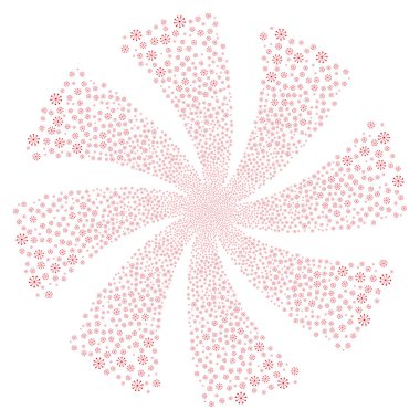 Genişlik havai fişek girdap çiçek