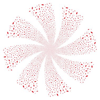 Tüy havai fişek girdap döndürme