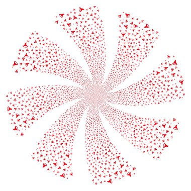 Filtre havai fişek girdap çiçek