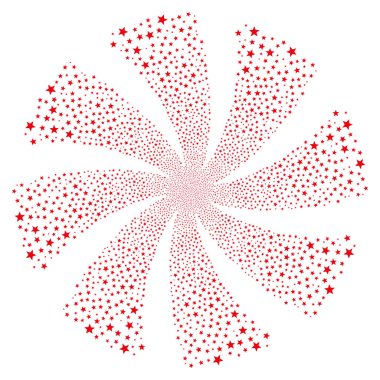 Havai fişek yıldızı havai fişek girdap döndürme