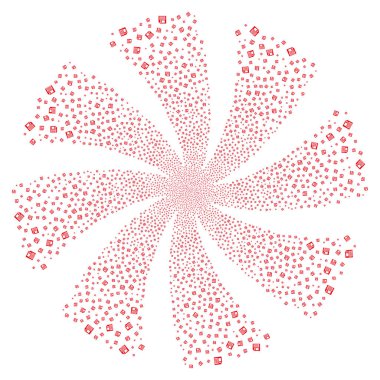 Disket havai fişek girdap döndürme