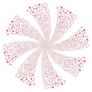 Galaxy havai fişek girdap çiçek