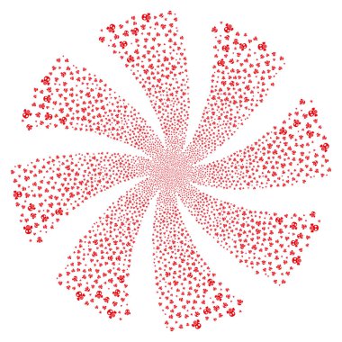 Gaz maskesi havai fişek girdap döndürme