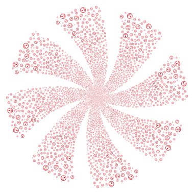 Ölçüm havai fişek girdap döndürme