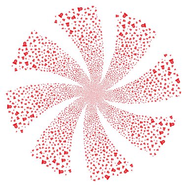 Mezar havai fişek girdap çiçek