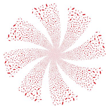 El havai fişek girdap çiçek