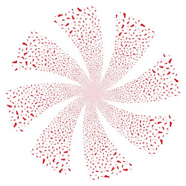 İnsan ayak izi havai fişek girdap çiçek