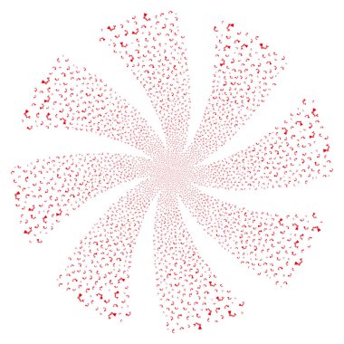 Endüstriyel Robot havai fişek girdap döndürme