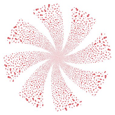 Entegrasyon havai fişek girdap döndürme