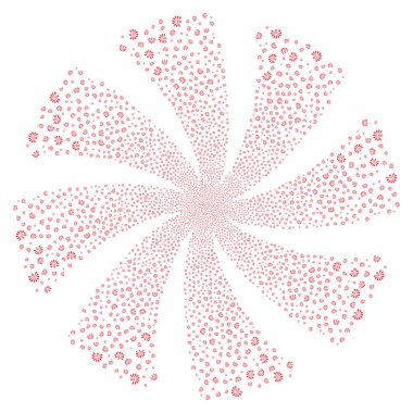 Ampul havai fişek girdap çiçek