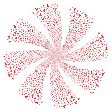 Yöneticisi havai fişek girdap çiçek