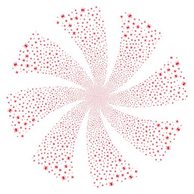 Mite havai fişek girdap çiçek