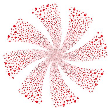 Kişi havai fişek girdap döndürme