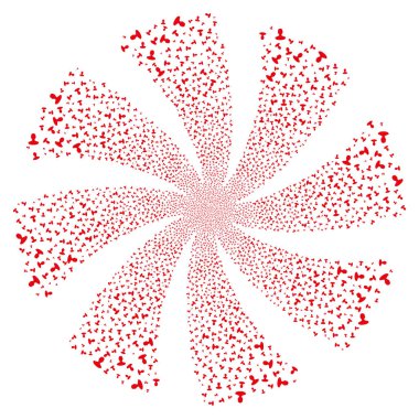 Kişi havai fişek girdap döndürme