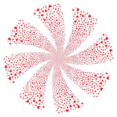 Eklenti havai fişek girdap döndürme