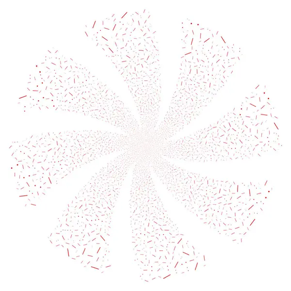 Çizgiler ve noktalar Fireworks çiçek girdap