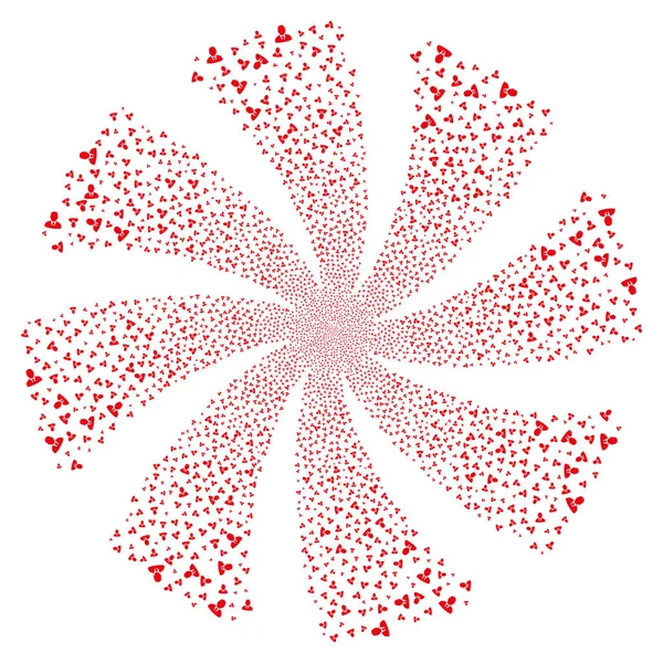 Yöneticisi havai fişek girdap çiçek