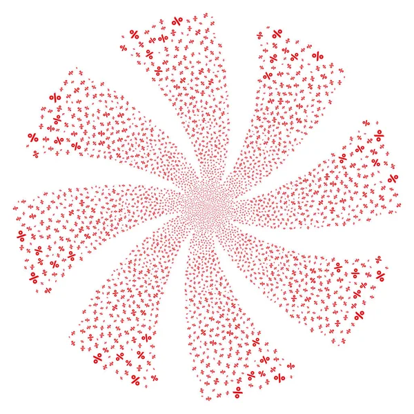 Yüzde havai fişek girdap döndürme