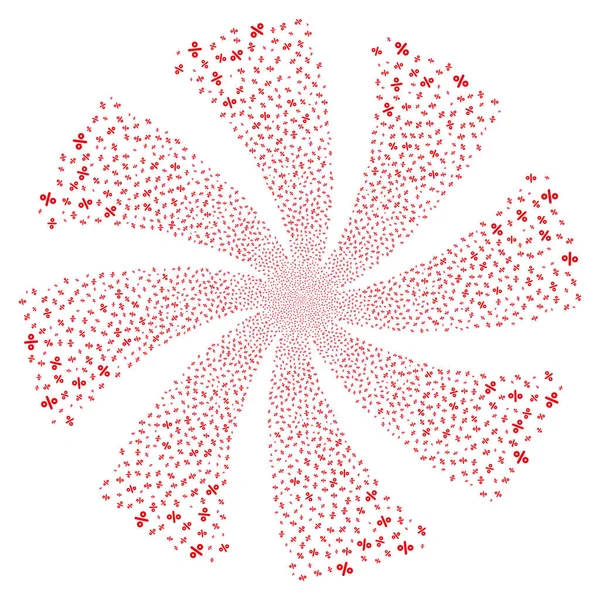 Yüzde havai fişek girdap döndürme