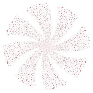 Nabız havai fişek girdap döndürme