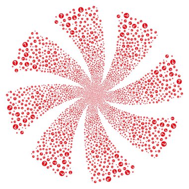 Sorgu havai fişek girdap çiçek