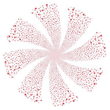 İmbik havai fişek girdap çiçek