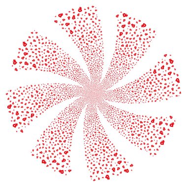 Rublesi havai fişek girdap çiçek