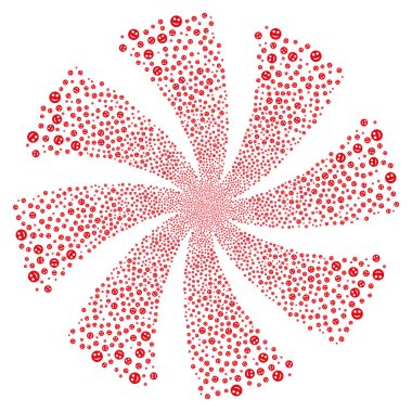 Fireworks girdap çiçek gülümse