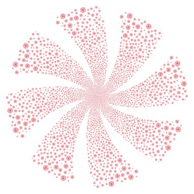 Güneş sistemi havai fişek girdap döndürme