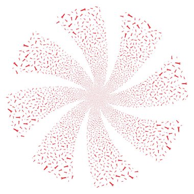 Somun anahtarı havai fişek girdap çiçek