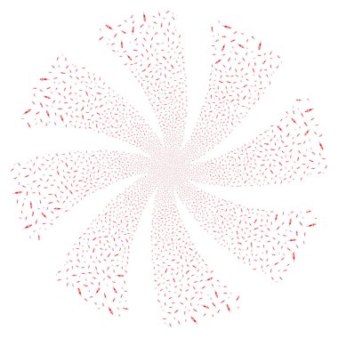 Şırınga havai fişek girdap döndürme