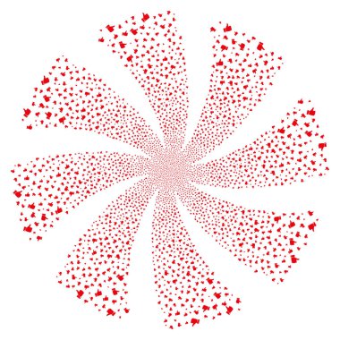 Fireworks girdap çiçek başparmak