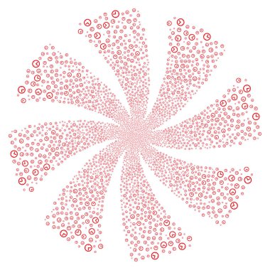 Zaman havai fişek girdap döndürme