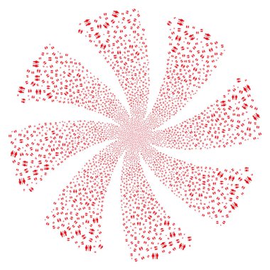 Tuvalet havai fişek girdap çiçek