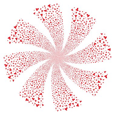 Kullanıcı havai fişek girdap çiçek