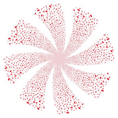 Kullanıcı havai fişek girdap çiçek