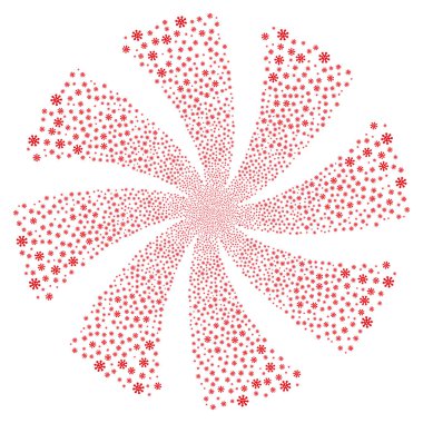 Virüs havai fişek girdap döndürme