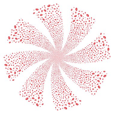 Vizyon havai fişek girdap çiçek