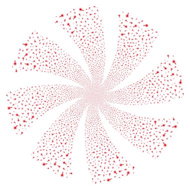 Değnek sihirli aracı Fireworks girdap döndürme