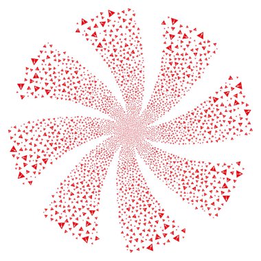 Uyarı havai fişek girdap döndürme