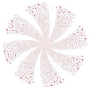 İngiliz anahtarı havai fişek girdap çiçek